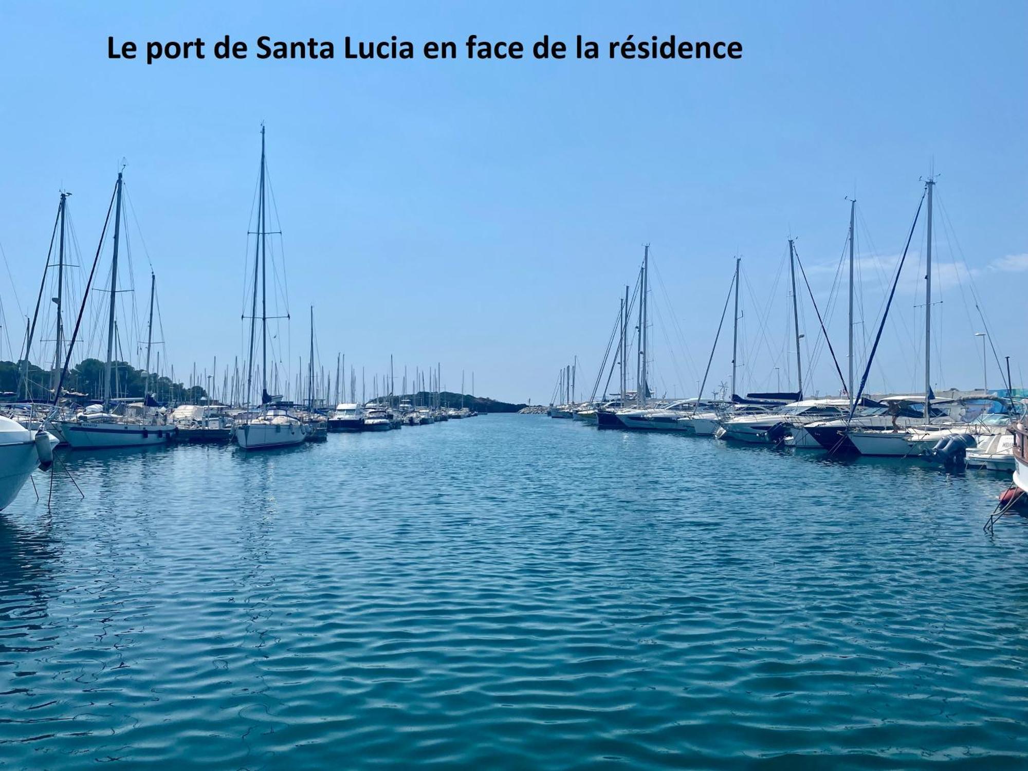 Appartement Face Mer Et Port Santa Lucia Climatise Et Wifi Saint-Raphaël Extérieur photo